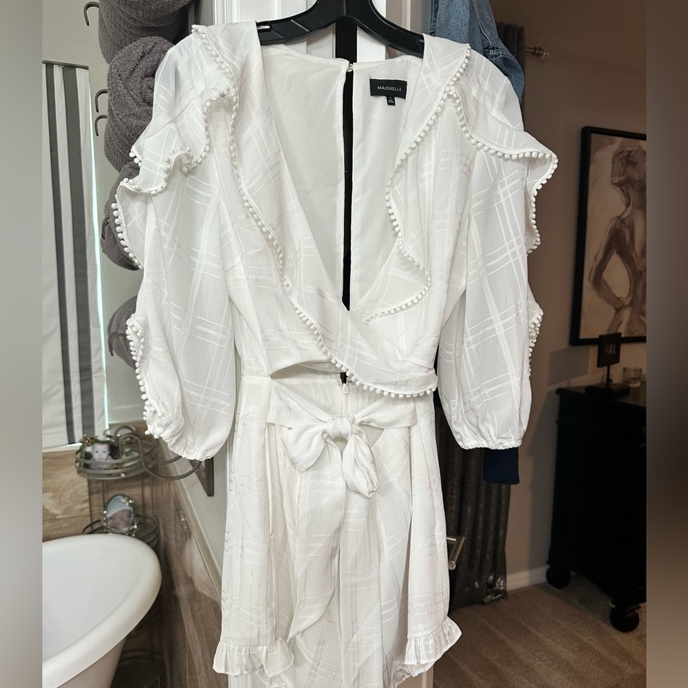 Majorelle white romper